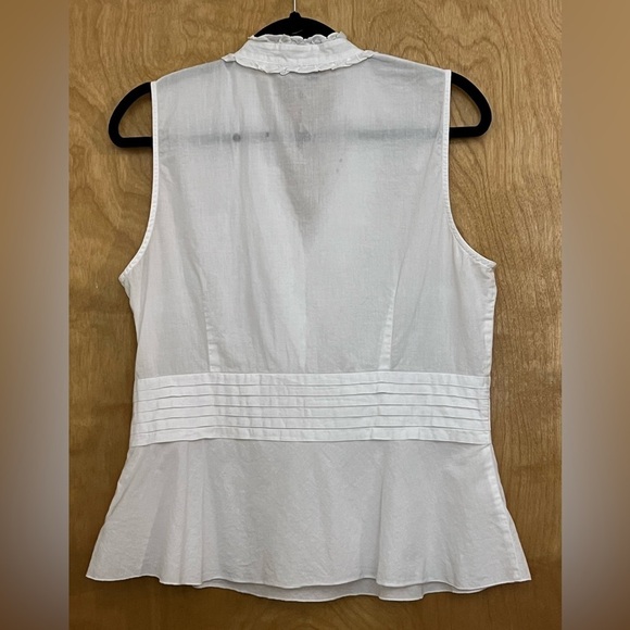 Spense Cotton Ruffle Blouse L - Picture 2 of 4